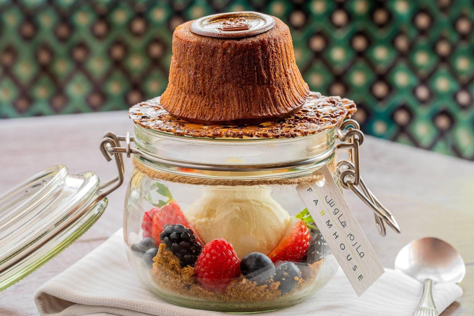 فندق ريتز كارلتون رأس الخيمة,صحراء الوادي المظهر الخارجي الصورة A dessert served at the restaurant